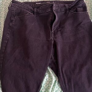 Old Navy Men's Plum Slim Straight Stretch Jeans
